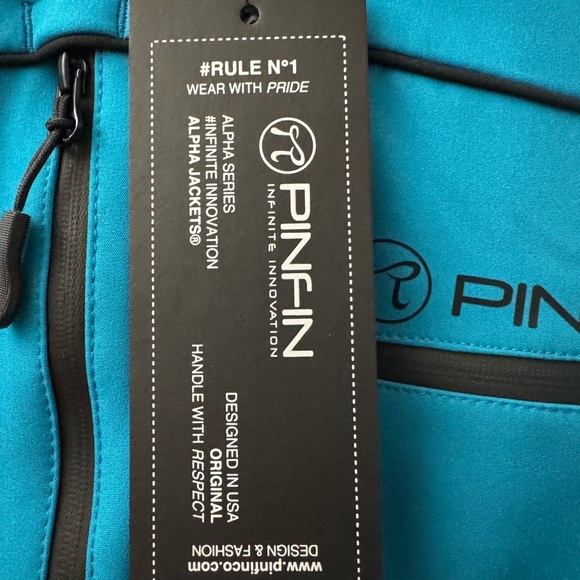 PINFIN Blue Hooded Alpha Series Jacket - Picture 2 of 8